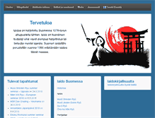 Tablet Screenshot of iaido.fi