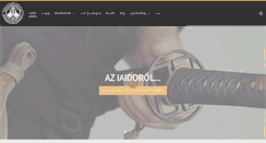 Desktop Screenshot of iaido.hu